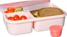 Lock&Lock Boîte à pain - Lunchbox - Bentobox - Anti-fuite - Sans BPA - Sans PFAS - 1,5 litre - Boîte à pain - Boîte à snacks - Avec compartiments - Boîte à lunch - Lunchbox salade - Adultes et Enfants - Rose