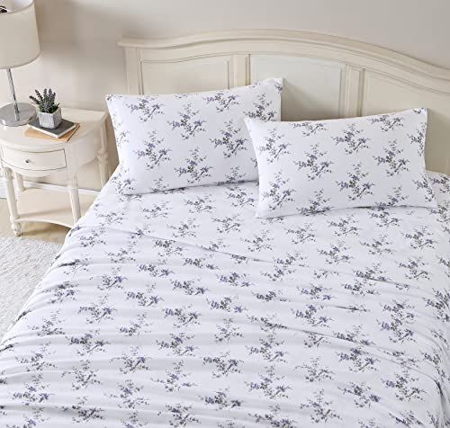 Laura Ashley Home Jessika Full Cotton Flannel Bedding Set