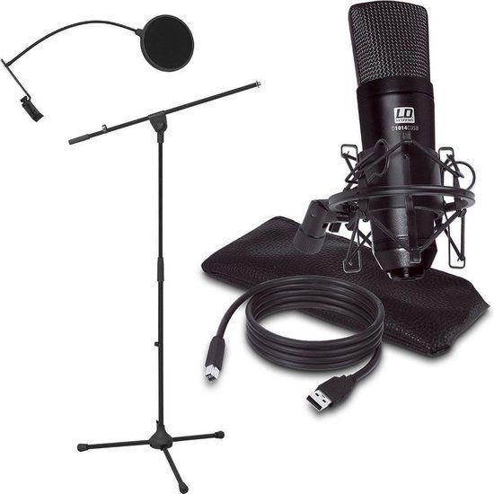 LD Systems Podcast 2 USB Studiomicrofoon