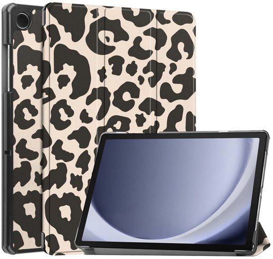 iMoshion Tablet Hoes Samsung Galaxy Tab A9 Plus - Leopard Print Book Case
