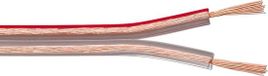 Universal Transmedia Luidspreker kabel (CCA) - 2x 0,75mm² / transparant - 100 meter