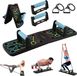 Merkloos Draagbaar opvouwbaar push-up board met weerstandsbanden voor krachttraining thuis