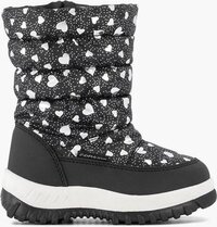 Cortina Snowboots Kinderen Zwart Hartjes - Maat 27