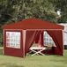 Prolenta Maison Exclusive Pop-up partytent, 288 x 288 x 245 cm, terracotta, Oxford-stof