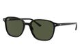 Ray-Ban LEONARD zonnebril Vierkant Zwart Groen Acetaat Unisex