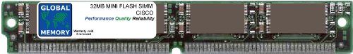 GLOBAL MEMORY 32MB FLASH SIMM GEHEUGEN RAM VOOR CISCO MC3810 / MC3810-V / MC3810-V3 ROUTERS (MEM-381-1X32F)