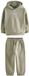 Next Jongens Set van joggingbroek met hoodie in relaxte pasvorm en van zware stof - Groen