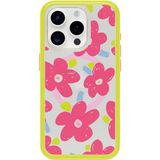 OtterBox Symmetry Clear MagSafe doorzichtige hoes voor Apple iPhone 15 Pro, schokbestendig, valbestendig, dunne beschermende hoes, 3x getest volgens militaire standaard, Whimsy Bloom