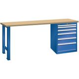 Lista Werkbank 27x36E 6 laden - hoogte 890 mm