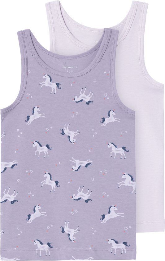 NAME IT NMFTANK TOP 2P - Lavender Aura - Size 86
