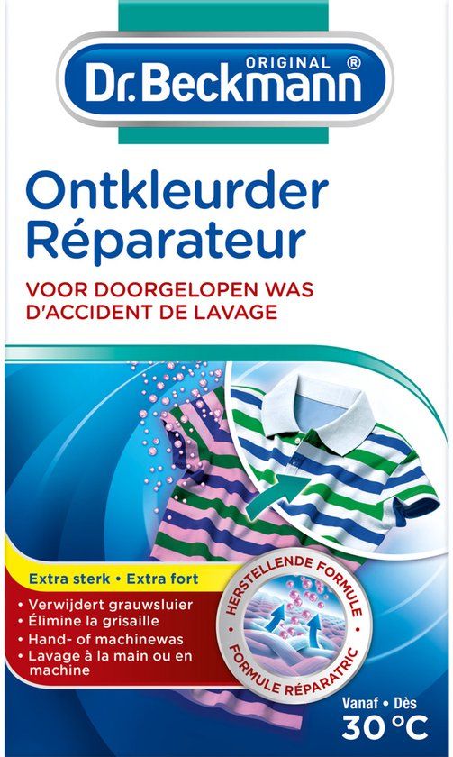 Dr. Beckmann Ontkleurder 150 gr - Gekleurde was - 2 wasbeurten