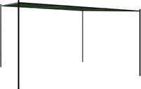 vidaXL Prieel - 4 x 3,98 x 2,67 m - Groen - Polyester en Staal
