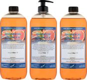Claudius Cosmetics B.V. Handzeep Sweet Orange & Cedarwood 1 liter - met gratis pomp - set van 3 stuks