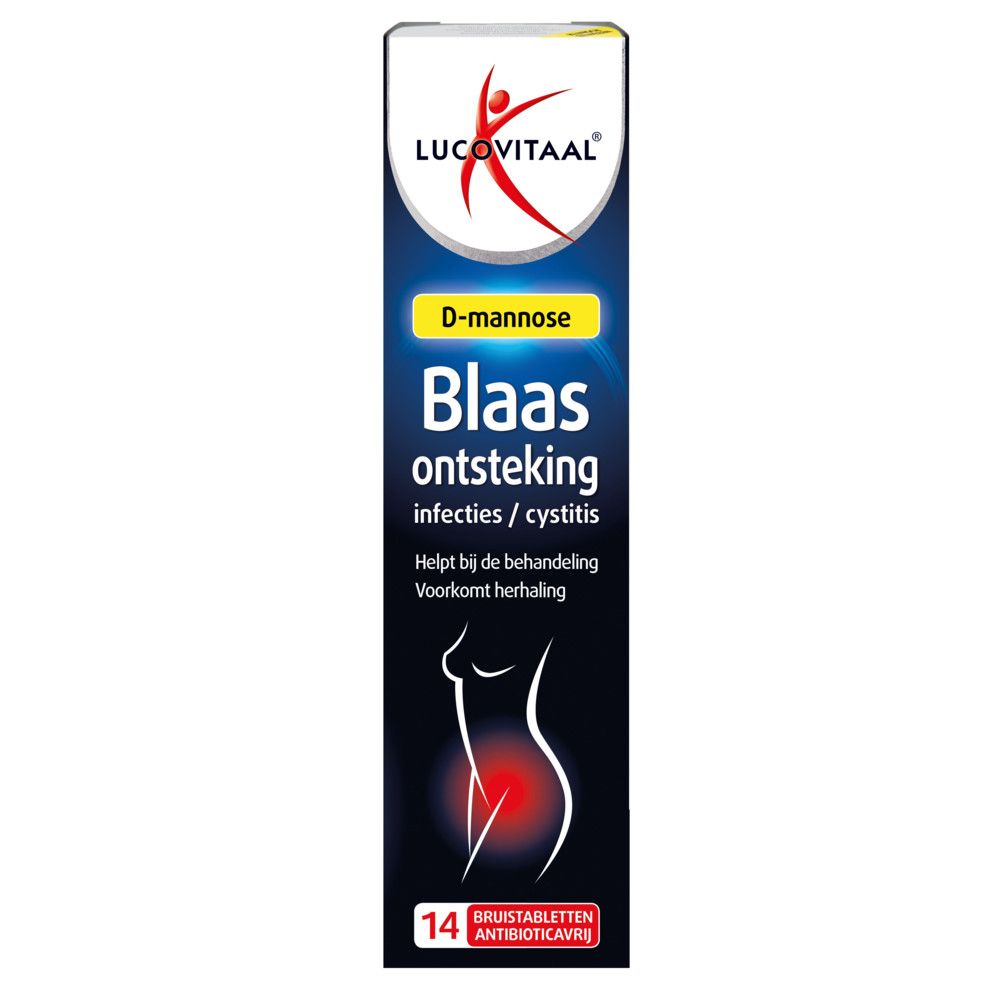 Lucovitaal Blaasontsteking D-Mannose - 14 Bruistabletten