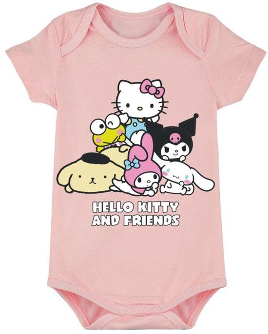 Hello Kitty Hello Kitty And Friends Body lichtroze Katoen