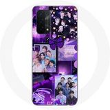 Maniacase Hoesje Oppo A54 5G BTS Concept paars