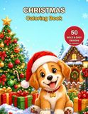 Christmas Coloring Book for Adults: 50 Bold and Easy Large Print Holiday Designs