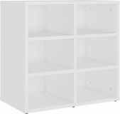 vidaXL Schoenenkast 52,5x30x50 cm wit