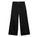 VERO MODA Karol pantalon en velours noir pour femmes