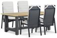 Lifestyle Garden Furniture Lifestyle Vivaro/San Francisco 200x100 cm dining tuinset 5-delig