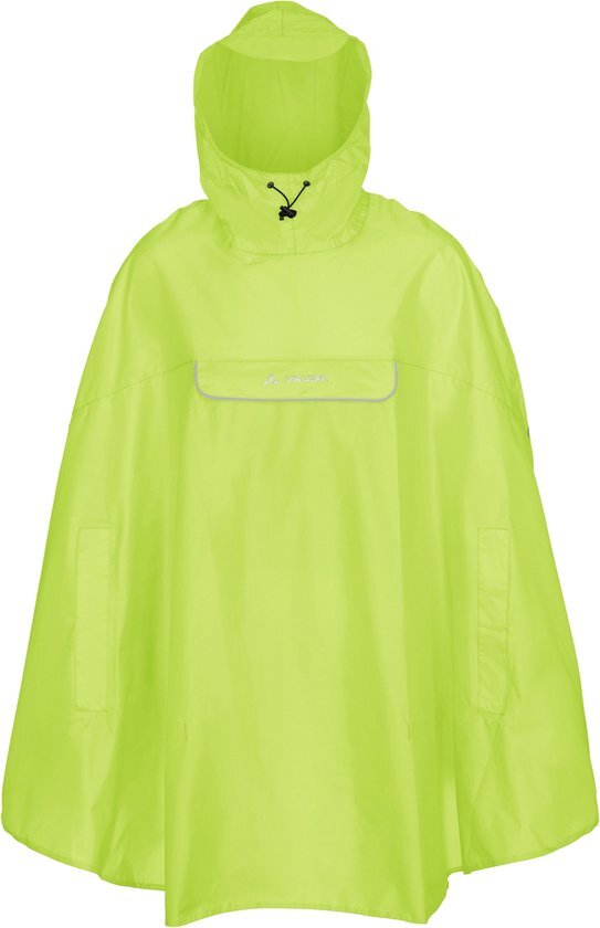 Vaude Valdipino Poncho lemon Regenjas 2016