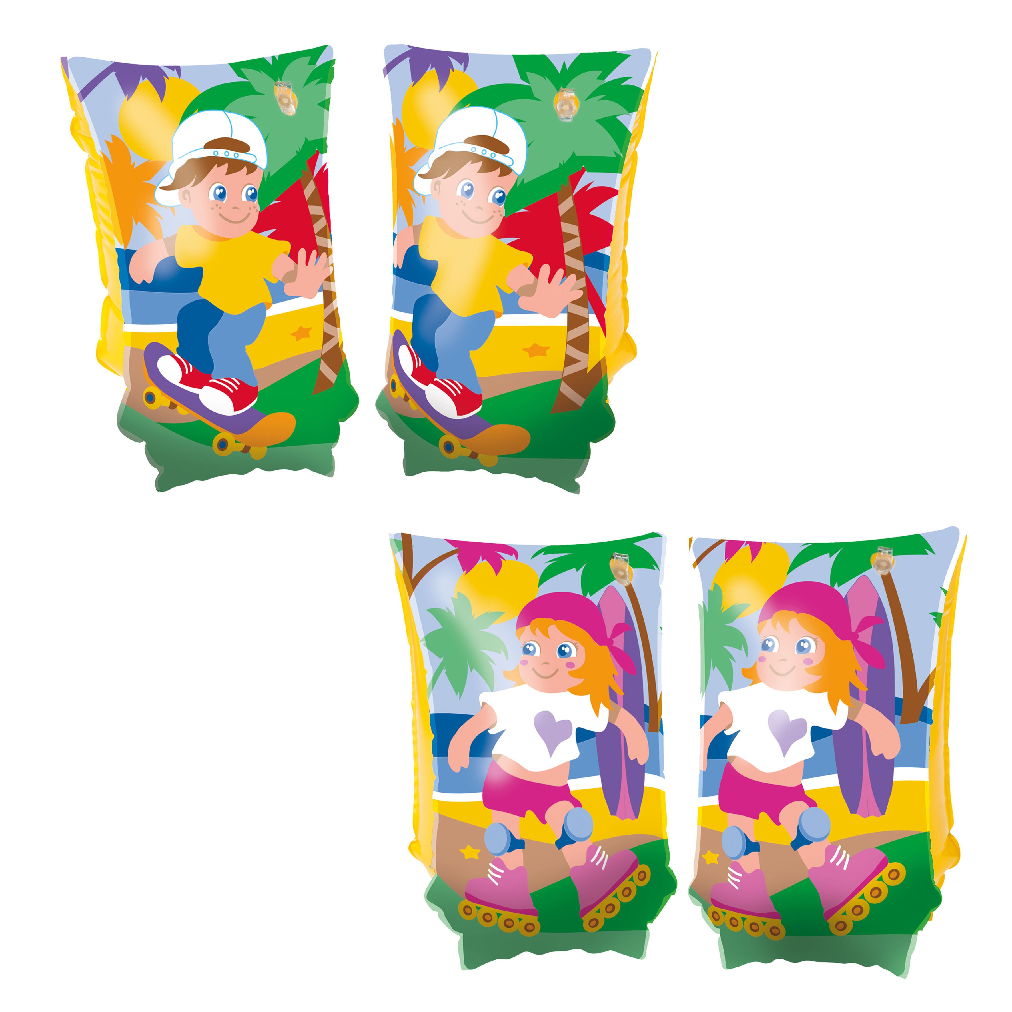 Bestway Zwemarmbandjes city trek - Meerkleurig