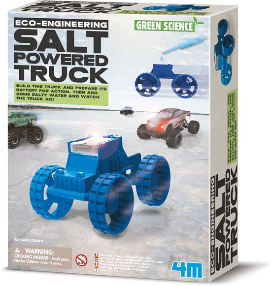 4M GREEN SCIENCE/Eco-Engineering: SALT-POWERED TRUCK