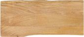 vidaXL Tafelblad met natuurlijke rand 80x40x2,5 cm massief mangohout