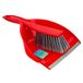 HOMESmith Made in Italy Stofpan & Borstel Set, Rood