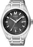 Citizen AW1711-87L Horloge - Staal - Zilverkleurig - Blauwe Wijzerplaat - Ø 44 mm