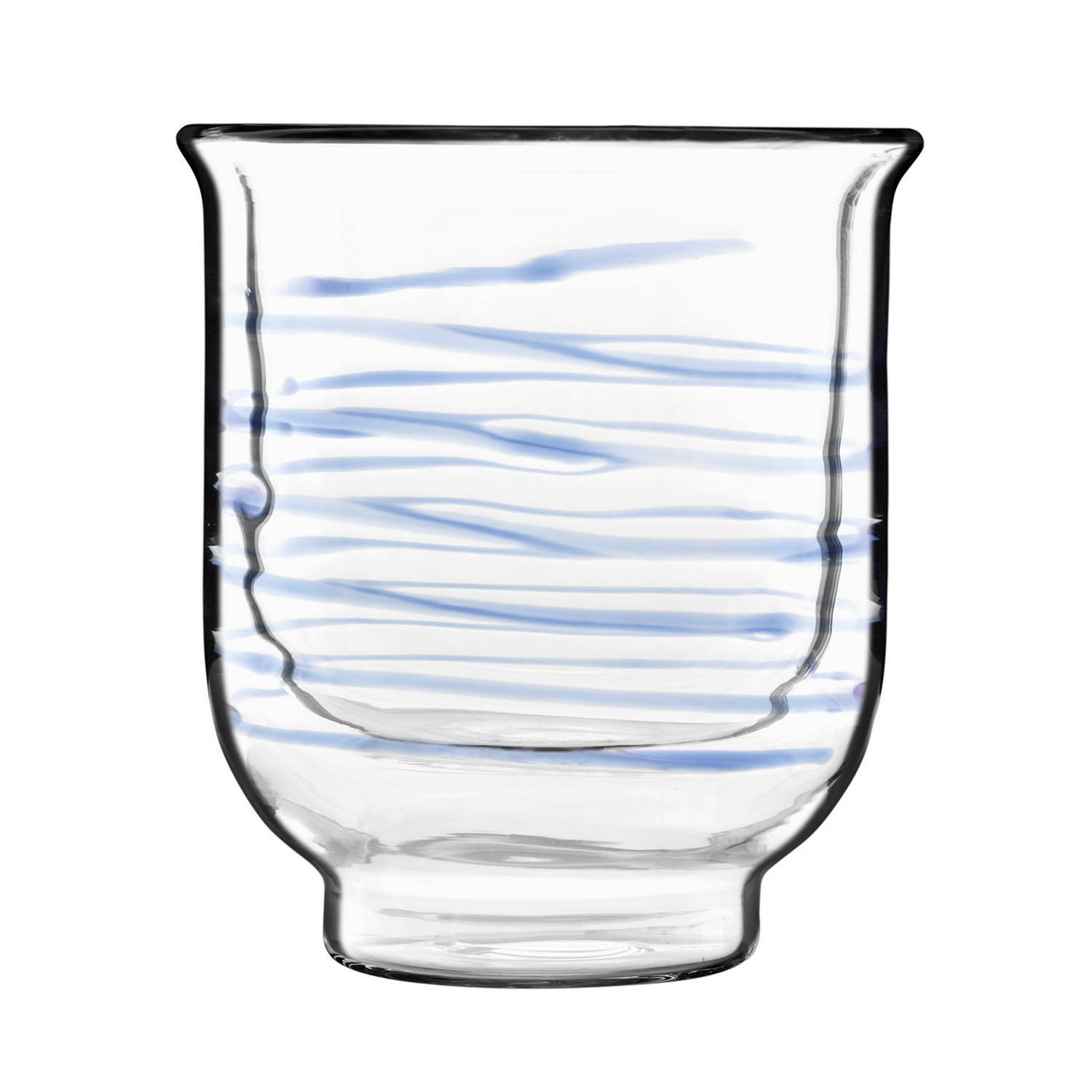 Luigi Bormioli bormioli luigi - thermic glass drink - 2 beker asagao thee blauw