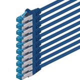 1aTTack 4250344832348 Netwerkkabel Blauw 0,5 m Cat6a SF/UTP (S-FTP)