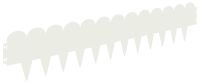 Bordure de gazon Acier Blanc