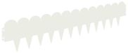 Bordure de gazon Acier Blanc