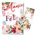 Afie 65-1324BFMamie kaart met bladwijzer in goud, glanzend, voor jou, oma, goede viering, oma, memo, goede mama, maart, lente, met envelop, gemaakt in Frankrijk