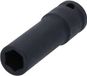 BRILLIANT TOOLS 1/2" krachtdop zeskant 13 mm lang - BT022653