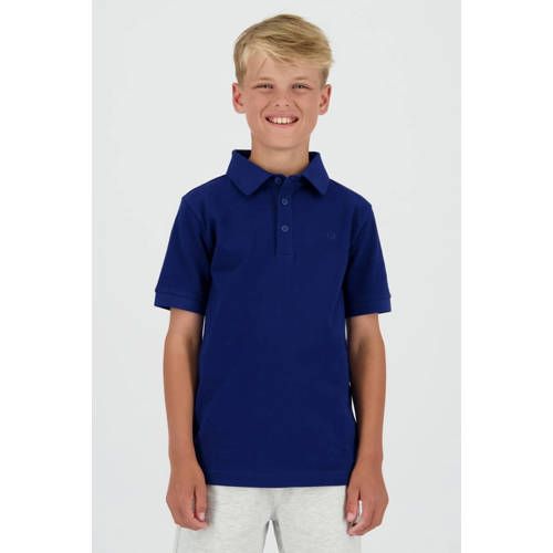 Raizzed pique polo donkerblauw