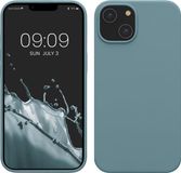 kwmobile telefoonhoesje geschikt voor Apple iPhone 14 - Hoesje met siliconen coating - Smartphone case in antieksteen