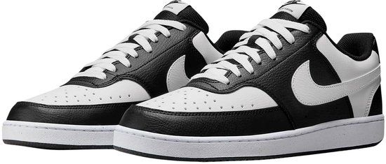 Nike Court Vision Low Sneakers Heren Zwart - Wit Maat 46 | HM9862-001