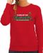 Bellatio Decorations Foute Kersttrui/sweater voor dames - Ik heb last van IWAMWD - rood - grappig M
