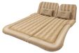 StarTech Opblaasbaar autobed - Luchtkussen voor de auto - Met pomp - Verstelbaar - Zachte PVC-bekleding - 2 hoofdsteunen - Draagvermogen tot 250 kg - Beige