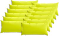 vidaXL Kussensloop 12 stuks Heldergroen 40 x 80 cm Polyester