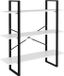 vidaXL Boekenkast 100x30x105 cm bewerkt hout wit