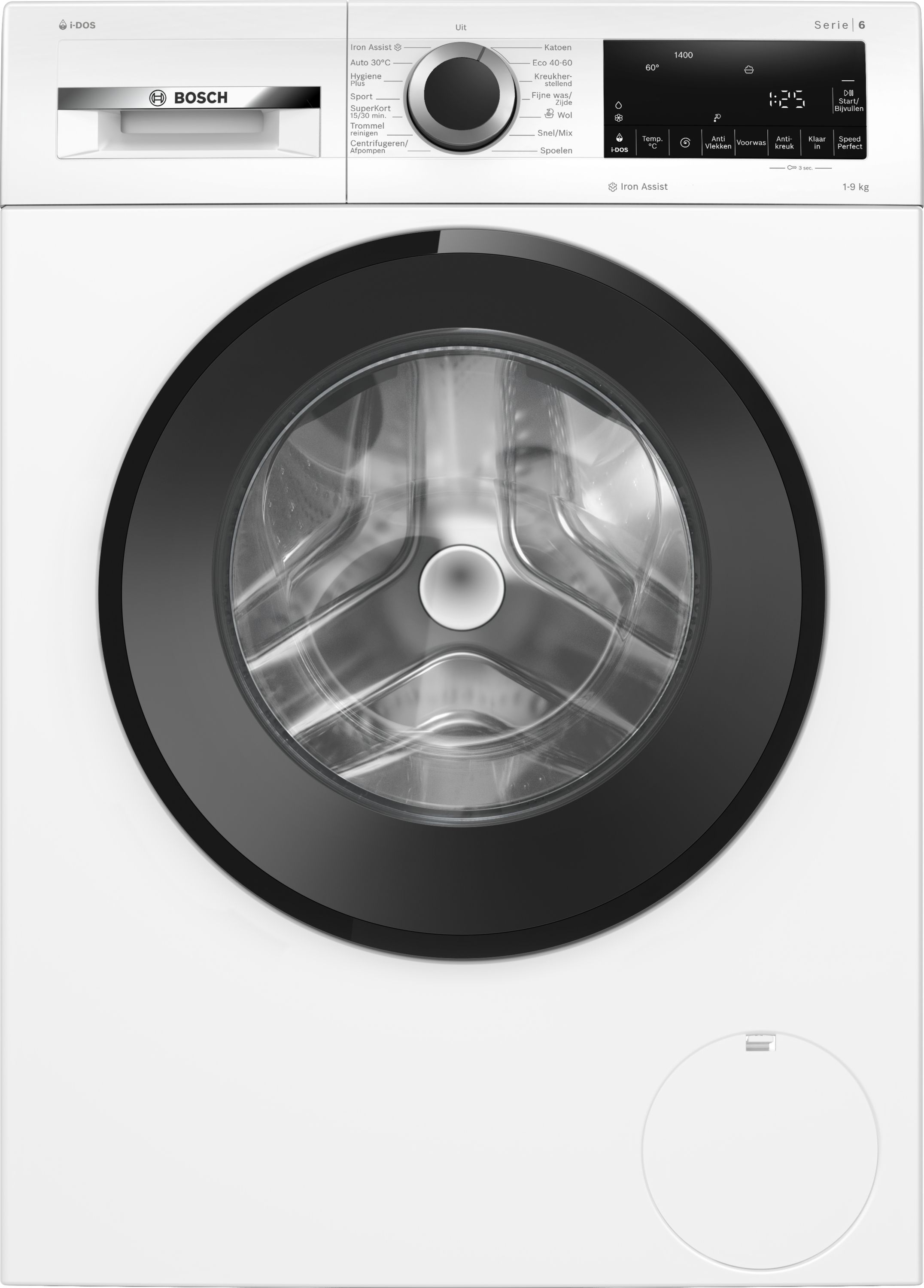Bosch WGG244FONL - Serie 6 - Wasmachine met stoom - 9 kg - 1400 rpm - Automatisch doseren