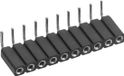 TRU COMPONENTS Female header (precisie) Aantal rijen: 1 Aantal polen per rij: 20 TC-0308-020-1-50-00