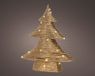 Lumineo Gouden kerstboom met 30 LED's en timer – 40 cm hoog, voor binnengebruik