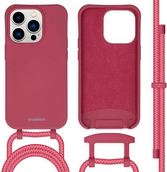 iMoshion Color Backcover iPhone 14 Pro - Donkerrood