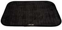Aladino Il Tappeto Magico – Paillasson antidérapant 65 x 100 cm – Noir – Microfibre ultra-absorbante – Lavable – Fabriqué en Italie