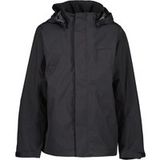 Didriksons Grand, veste de pluie, junior, noir