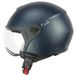 CGM Open Face helm, 167A FLO MONO petrol satijn gevormd, XXS (51-52 cm)